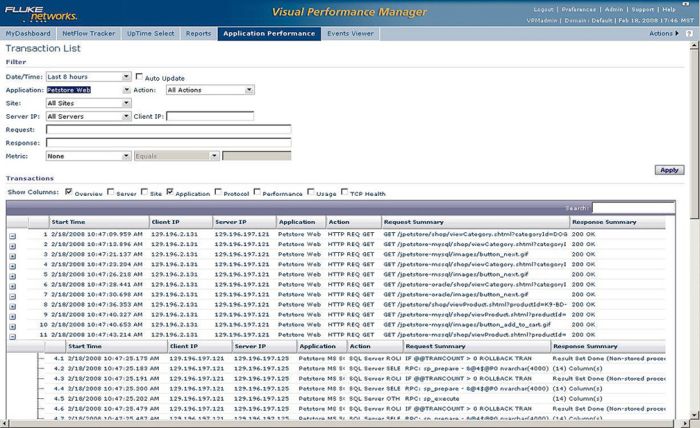 Die Transaktionsforensik bietet für jede beliebige Applikation Einblick in die individuelle Interaktion zwischen Client und Server